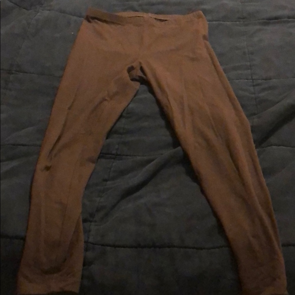 Vera Wang size medium brown leggings